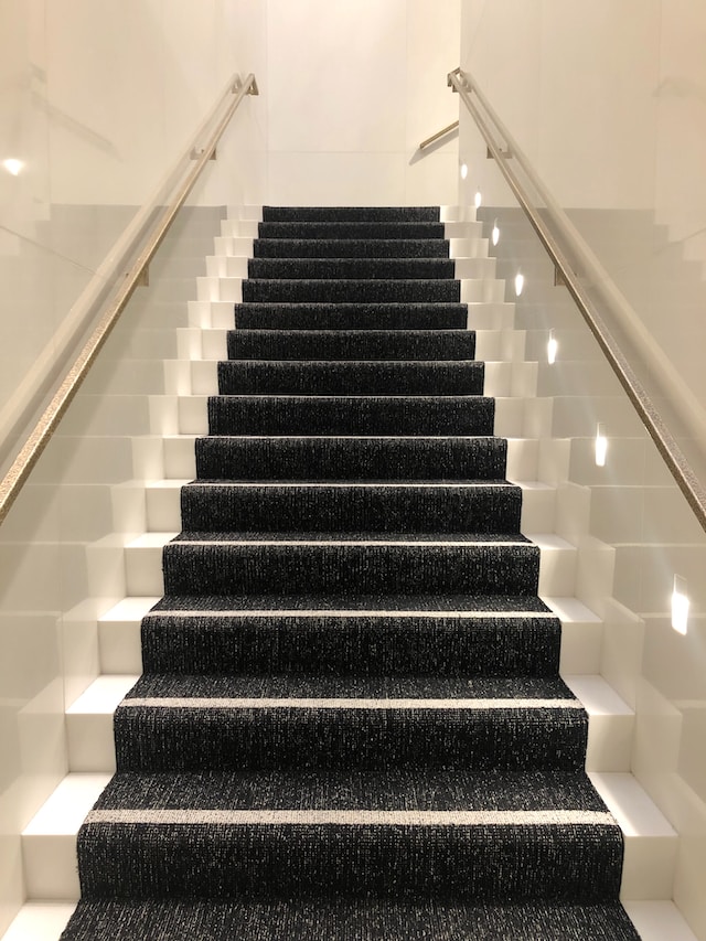 Carpet on a staircase